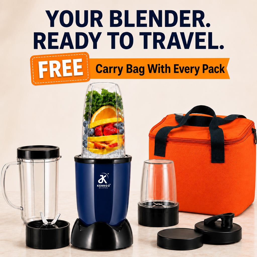 KENNGO NutraHealth 3-in-1 Blender – Blue
