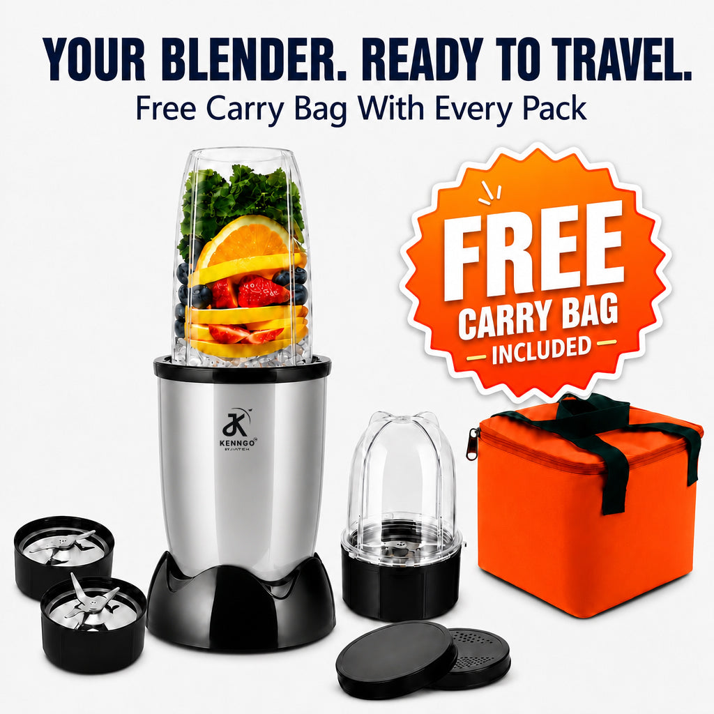 KENNGO NutraHealth 2-in-1 Blender – Silver