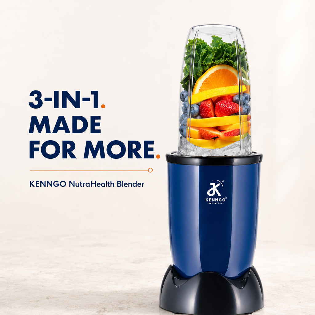 KENNGO NutraHealth 3-in-1 Blender – Blue