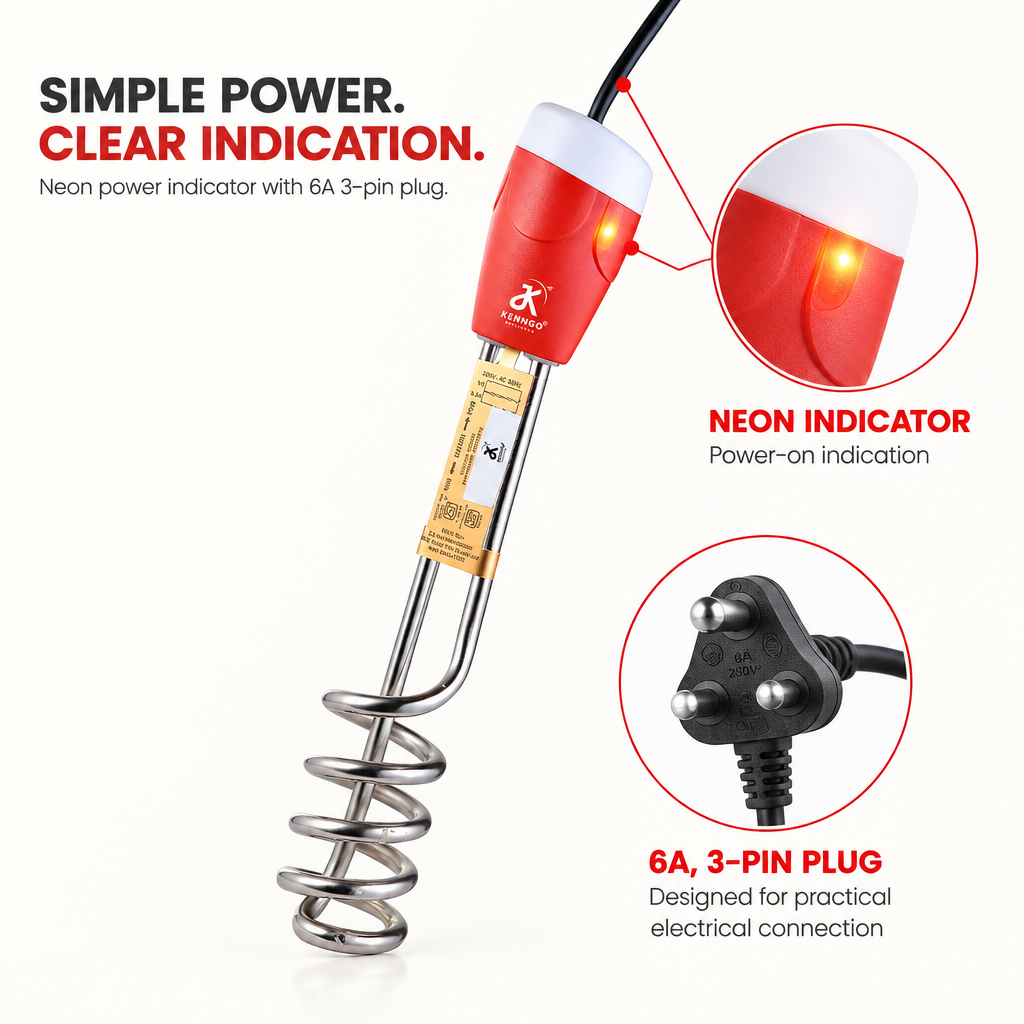 KENNGO 1500W Immersion Rod | Quick Water Heater