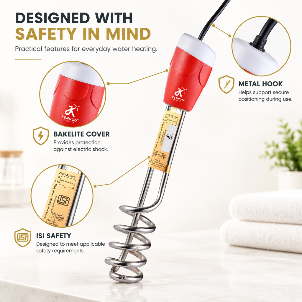 KENNGO 1500W Immersion Rod | Quick Water Heater