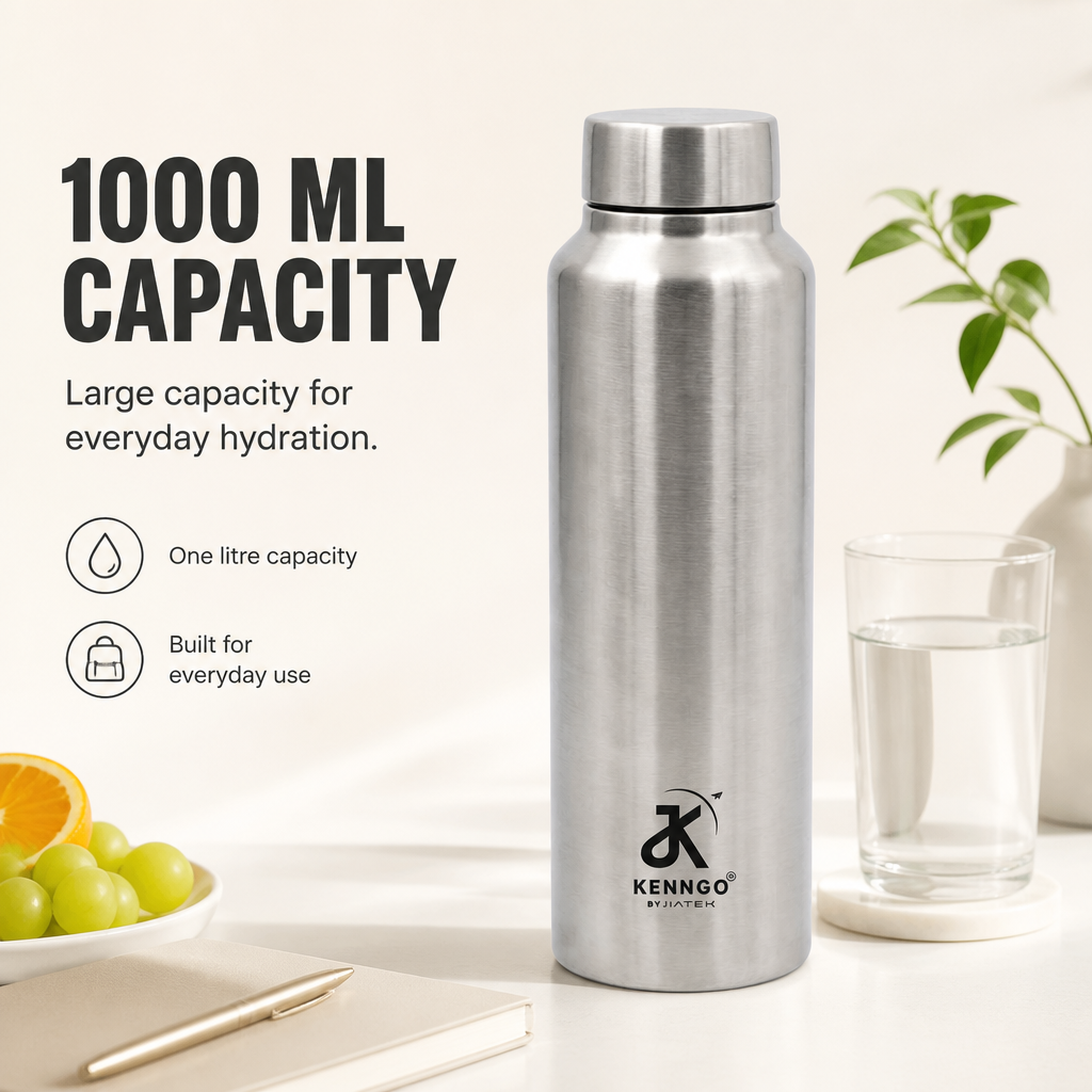 Silver Water Bottles Details