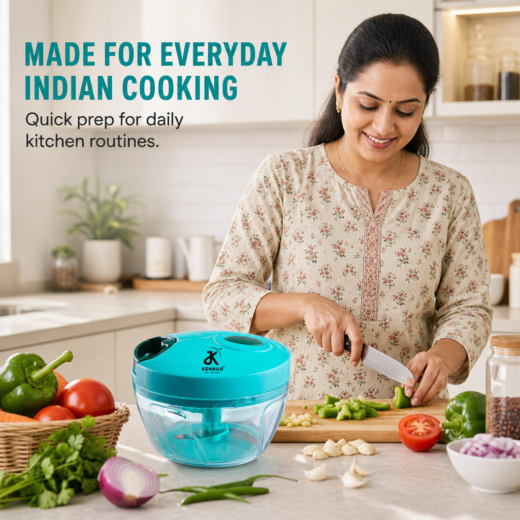 KENNGO String Vegetable Chopper – Green