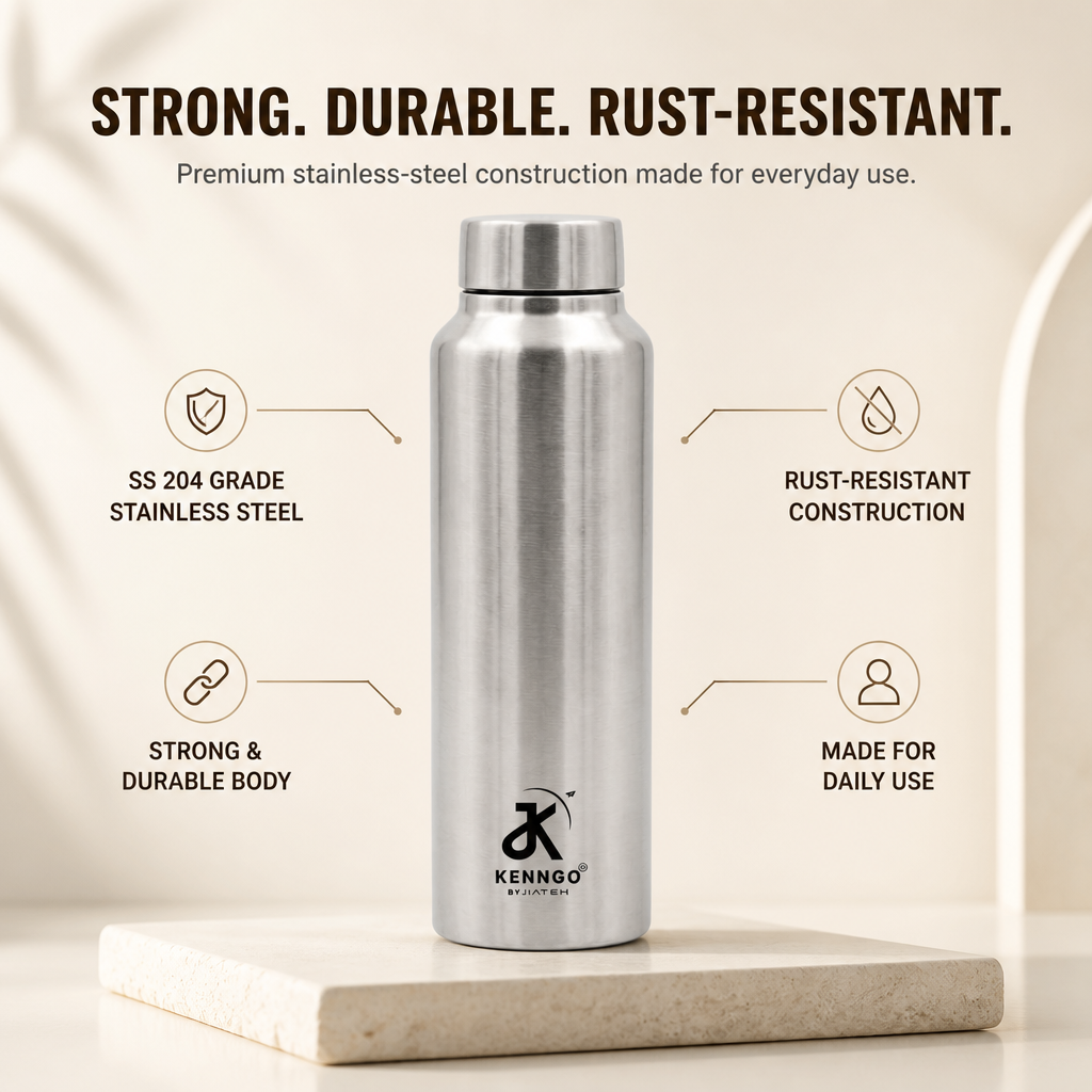 Silver Water Bottles Details
