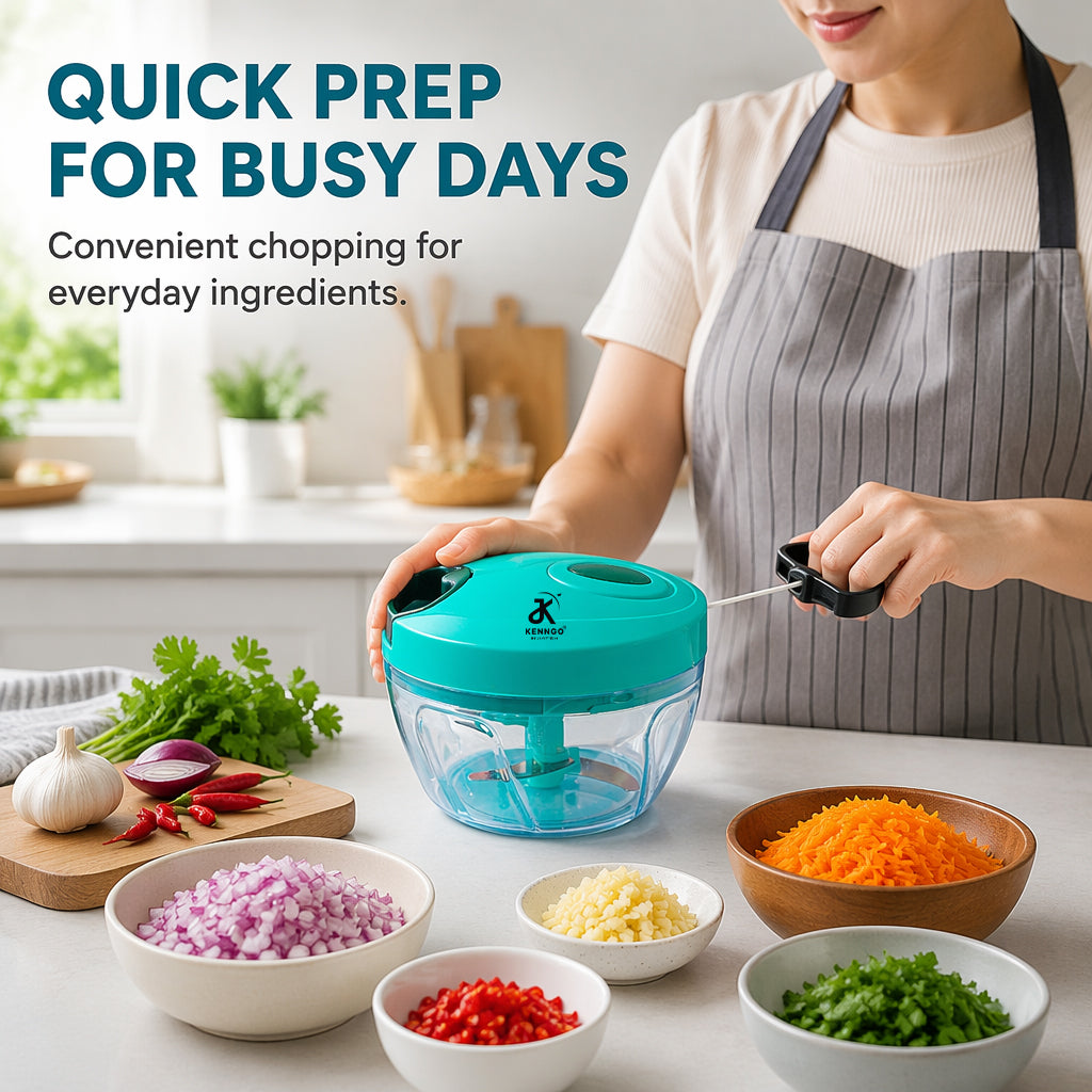 KENNGO String Vegetable Chopper – Green