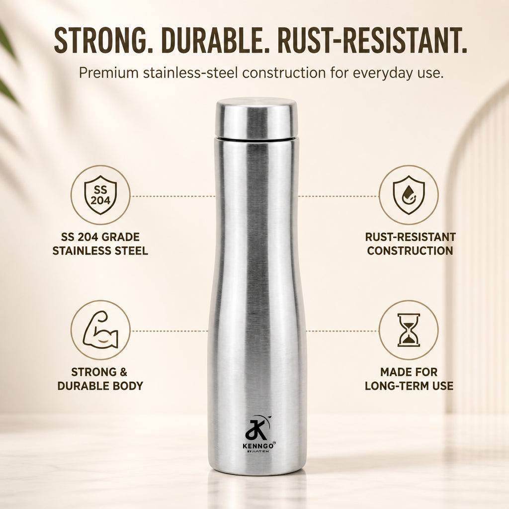 Silver Water Bottles Details