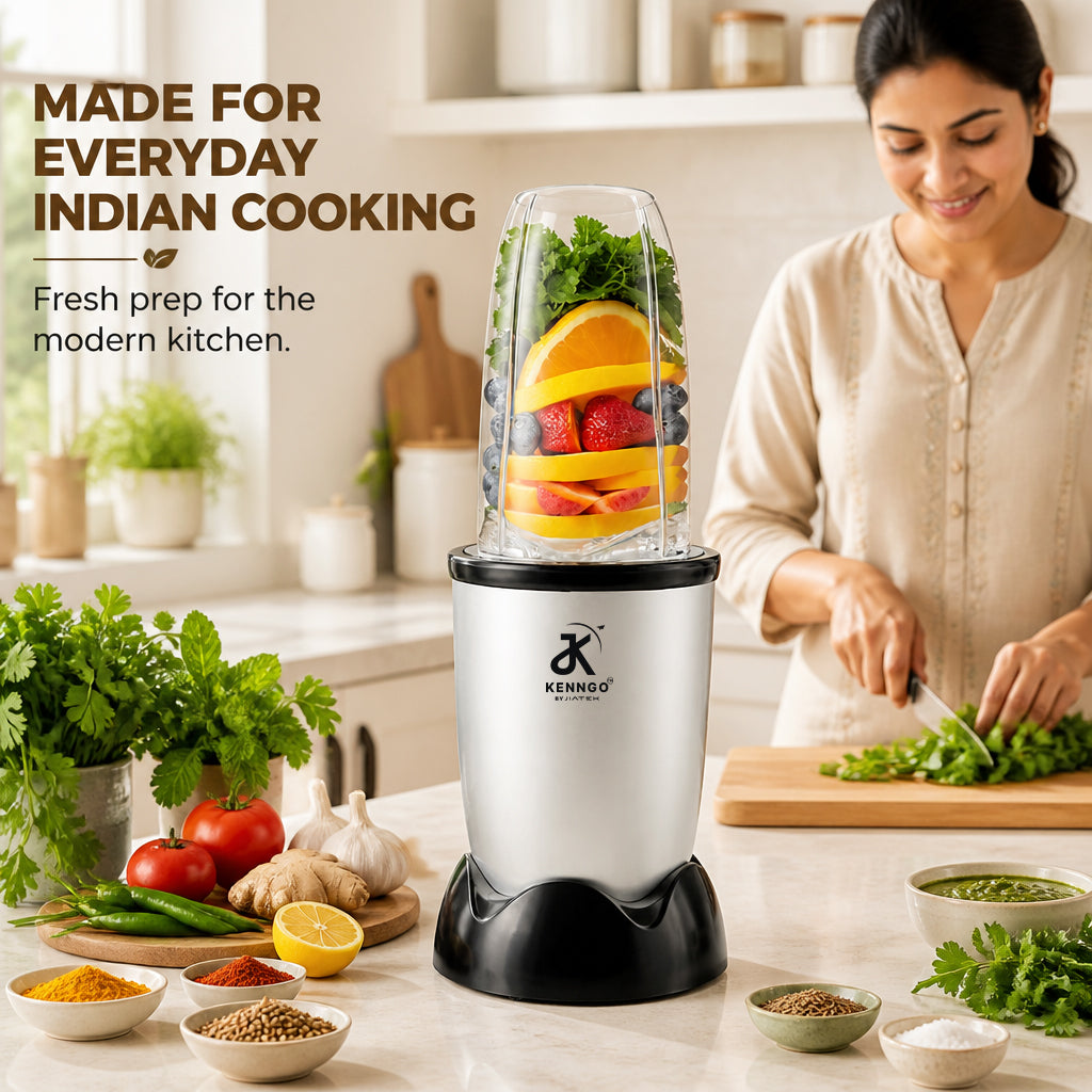 KENNGO NutraHealth 2-in-1 Blender – Silver