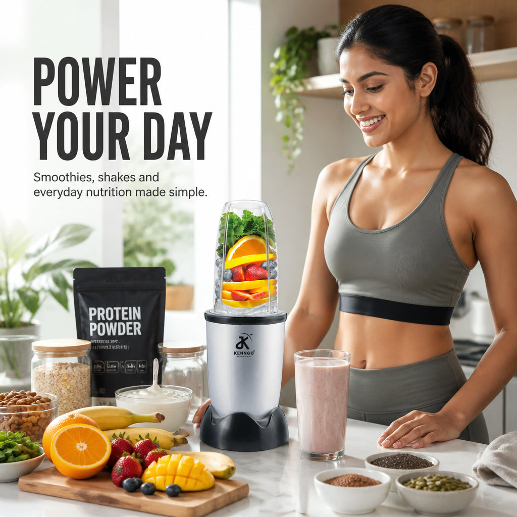 KENNGO NutraHealth 2-in-1 Blender – Silver