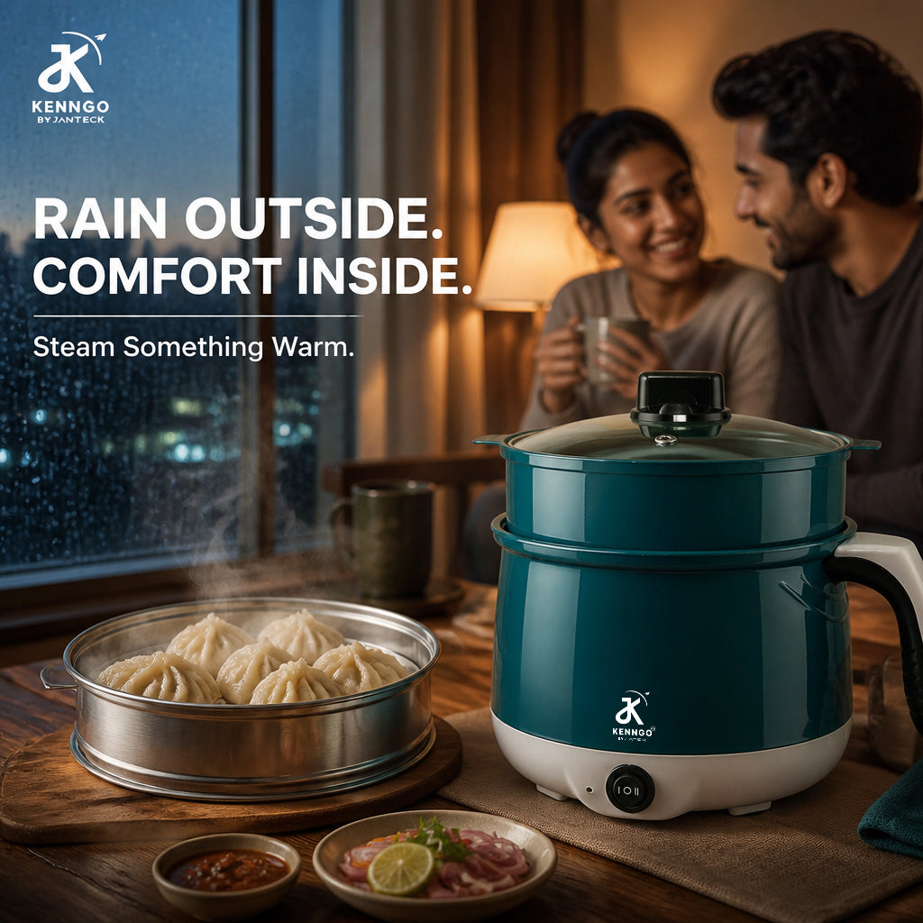 KENNGO 1.8 Litre Electric Multi-Cook Kettle – Green