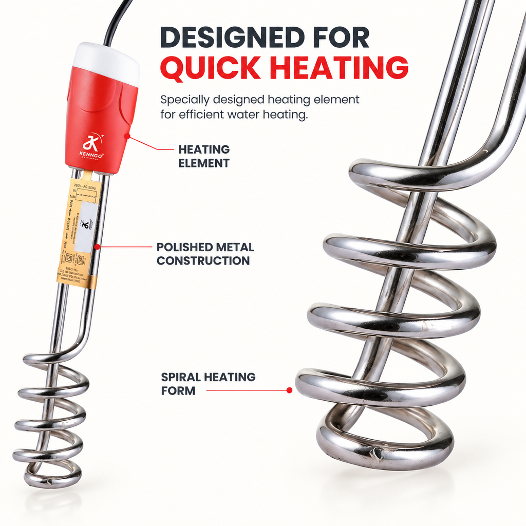 KENNGO 1500W Immersion Rod | Quick Water Heater