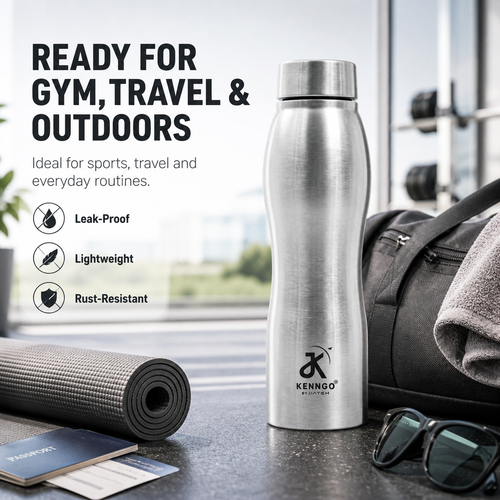 Silver Water Bottles Details