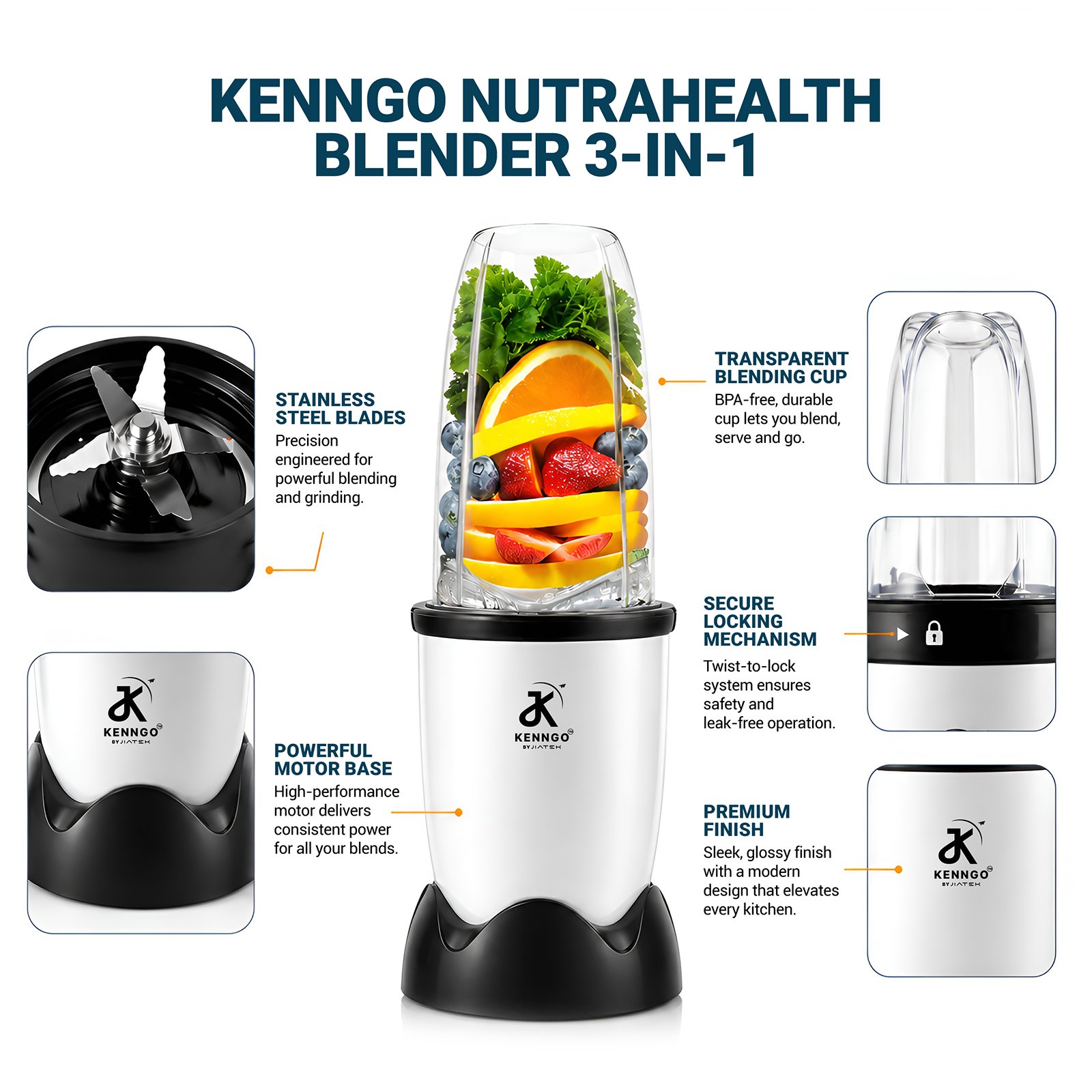 Kenngo Nutrahealth Blender 3-in-1 - Image 4