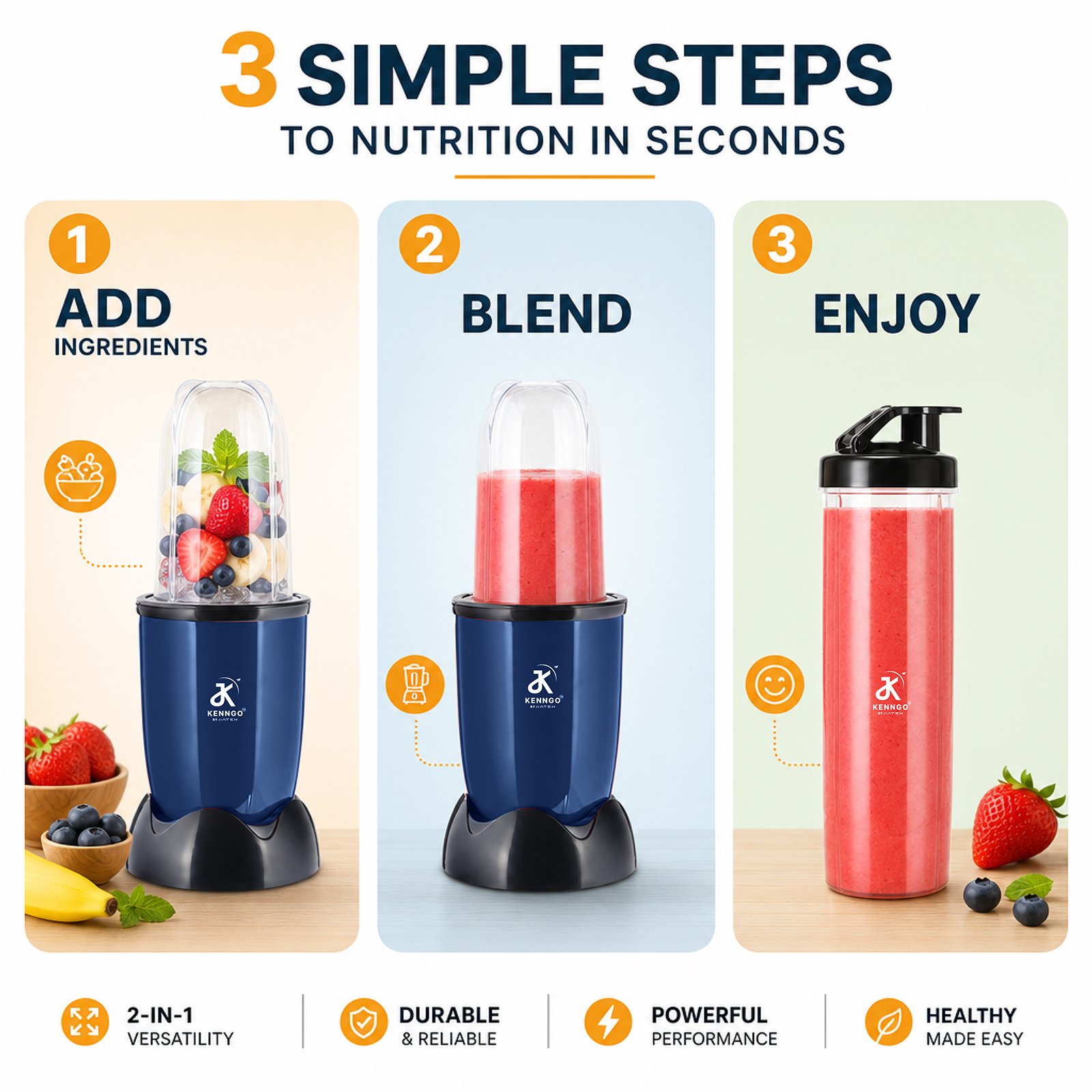 Kenngo Nutrahealth Blender 2-in-1 - Image 8