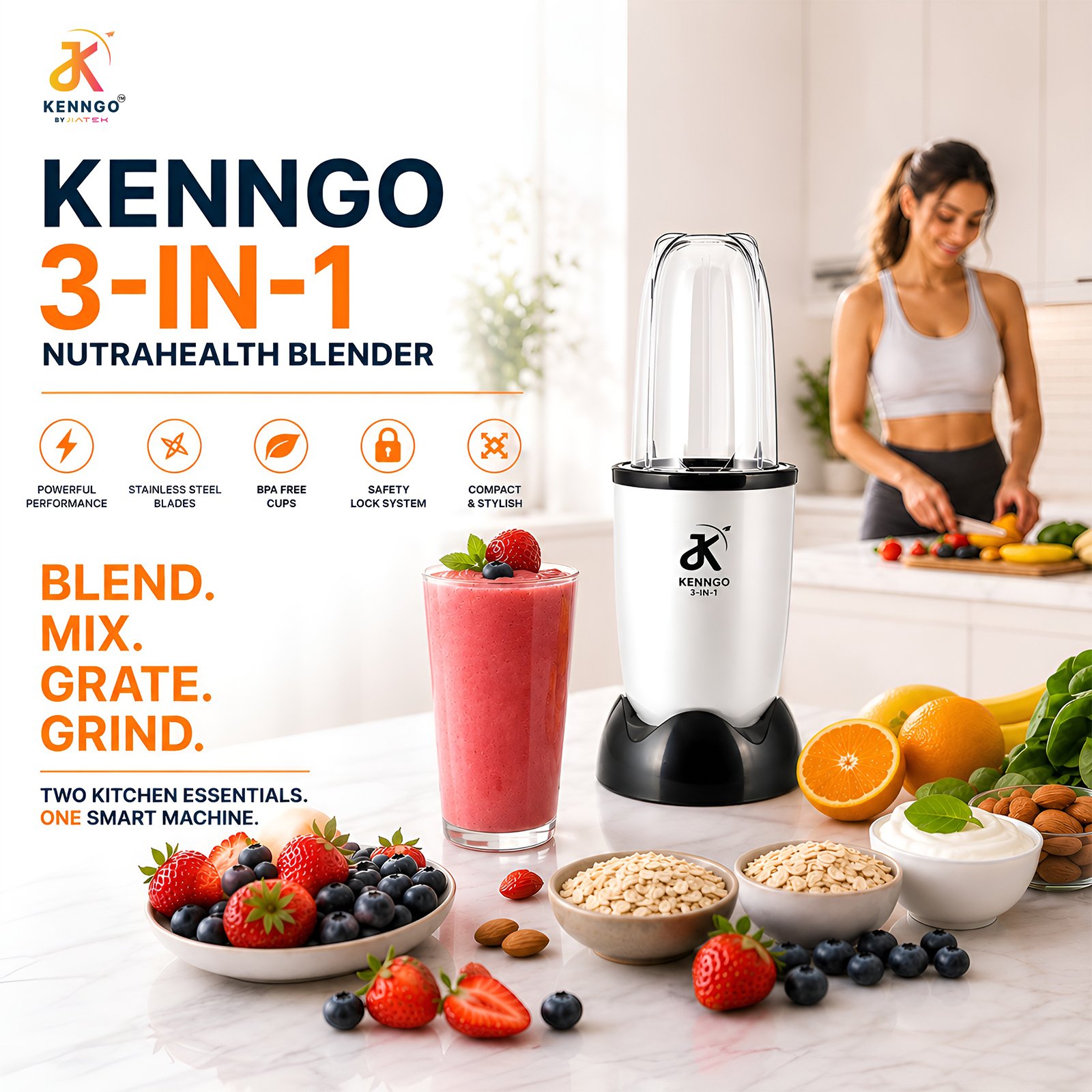 Kenngo Nutrahealth Blender 3-in-1 - Image 6