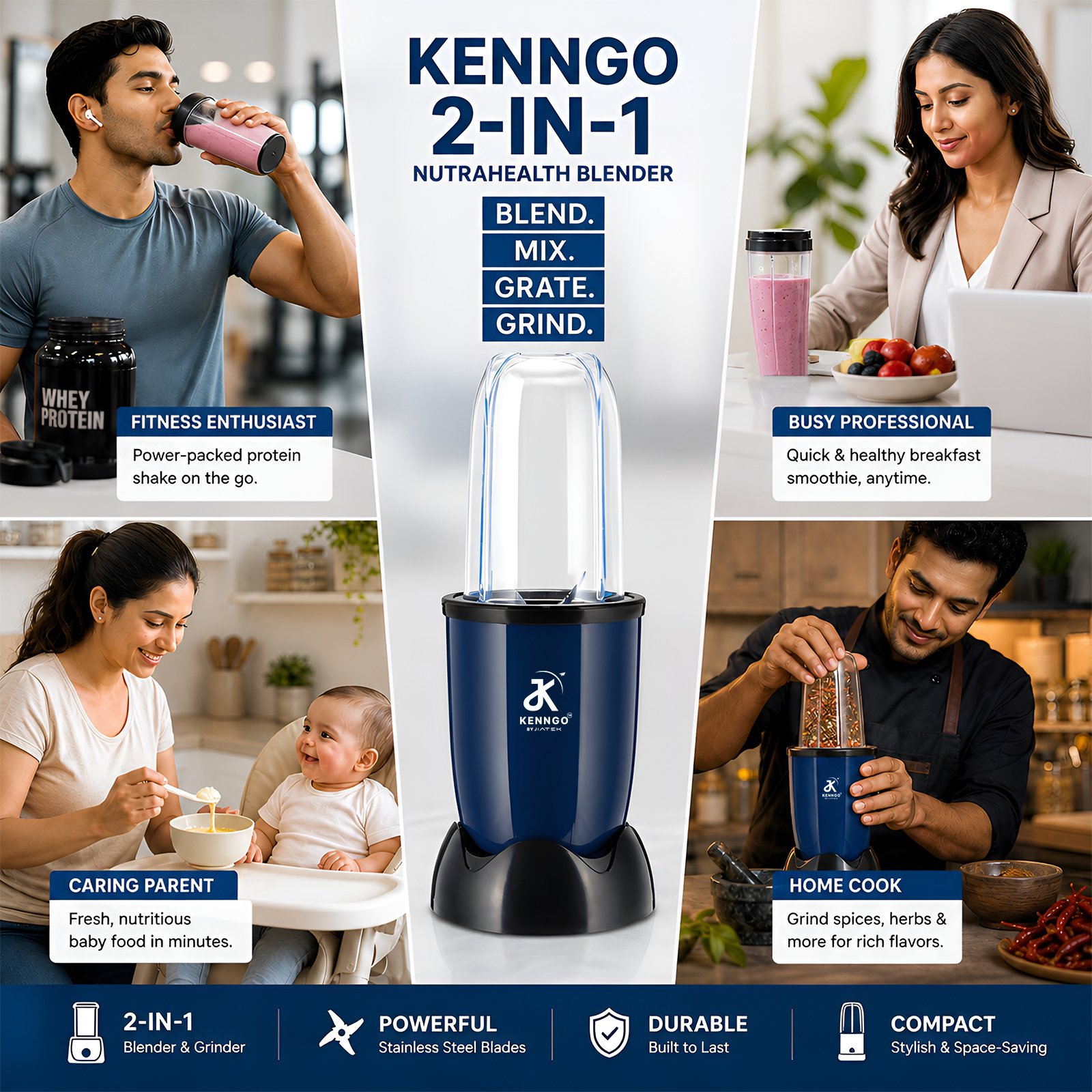 Kenngo Nutrahealth Blender 2-in-1 - Image 5